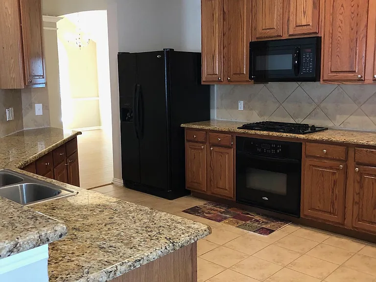 Kitchen granite counter top