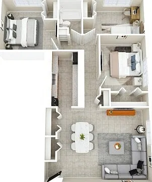 3 Bed, 1 Bath
