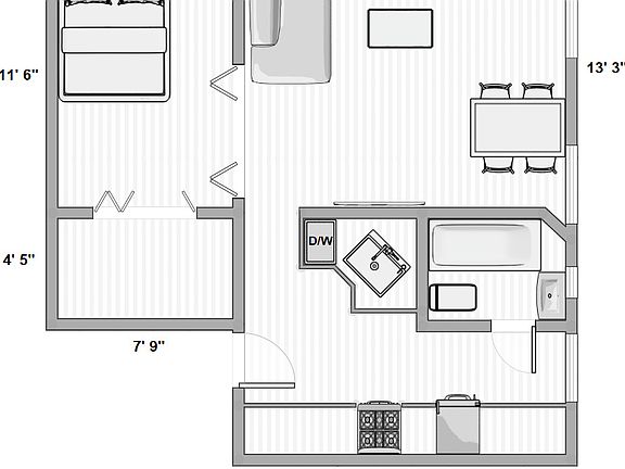 2nd image of 335 E 5th St #8F