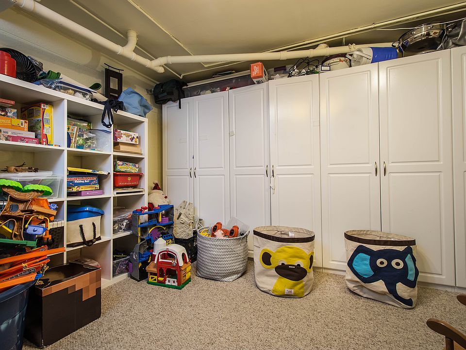 Basement used as a play room