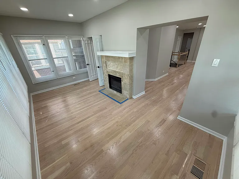 Sun Room With A Fire Place