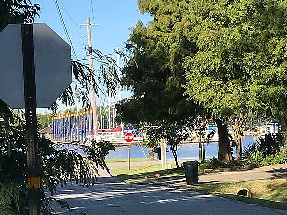 One block from water