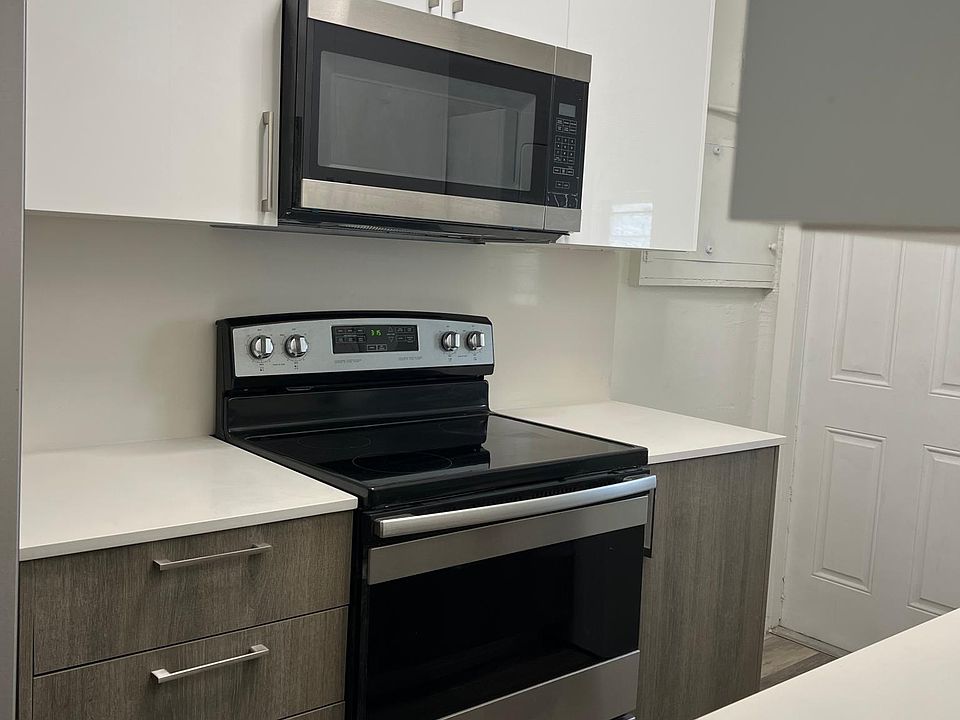 New stove new refrigerator new microwave