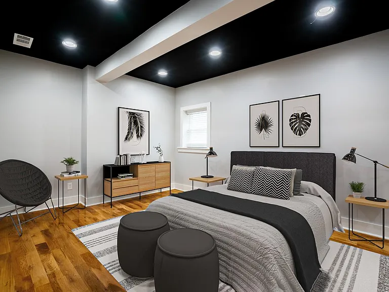 Bedroom 2. This image shows a virtually furnished space. Bedrooms come unfurnished.