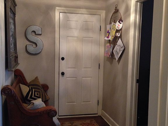Entry hall from garage
