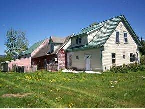 Back view of buildings