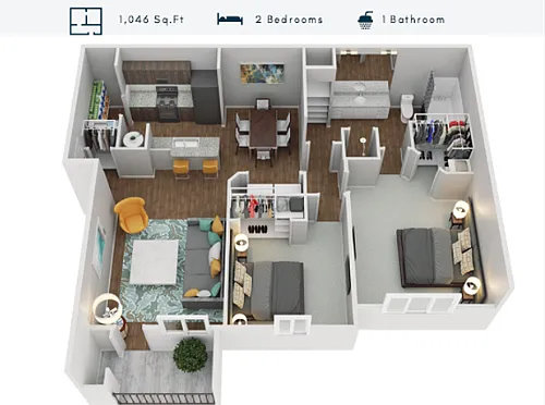 Floor plan B1R