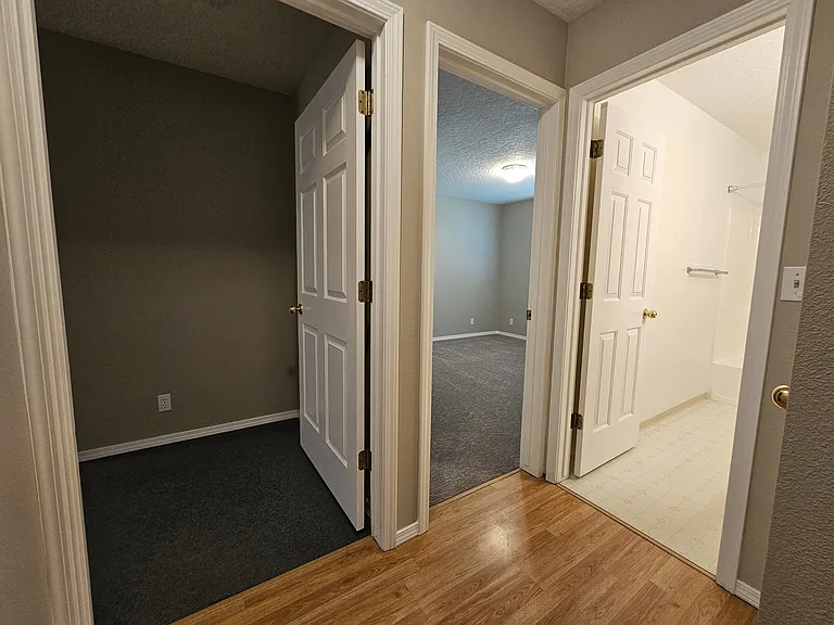 Hallway to Guest Bathroom, Bedroom and Master Bedroom