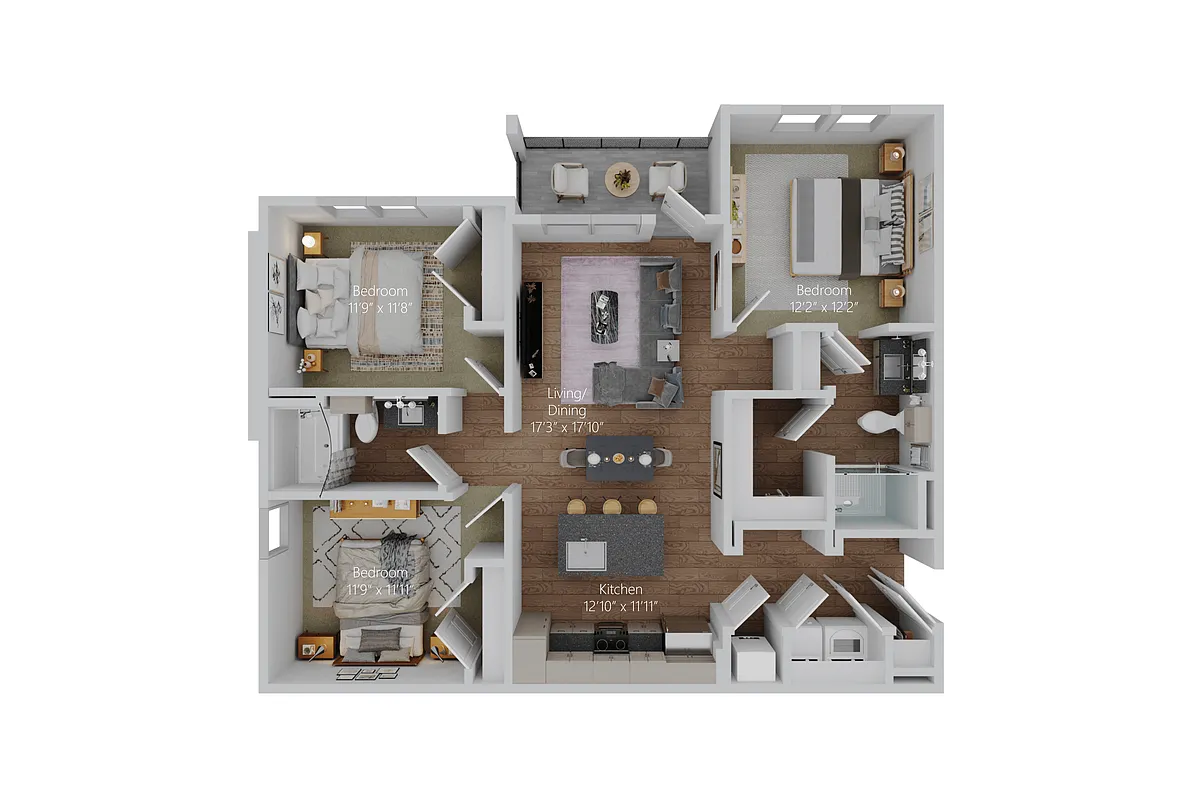 Floor plan The Suite (Classic C1)