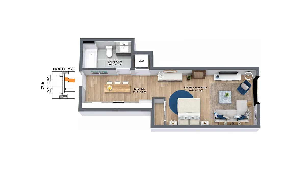 Floor plan 507