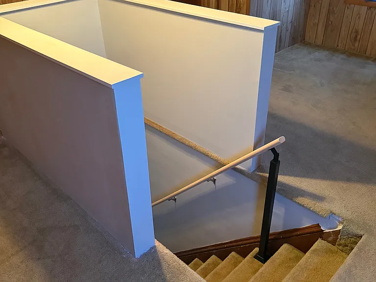 Stairs to third floor.