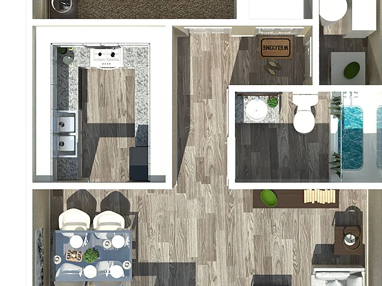 1 Bedroom 1 Bedroom