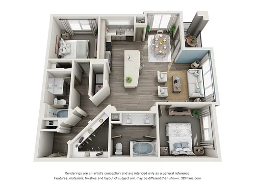 Floor plan B3