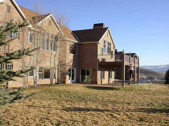 Back (west) side of house