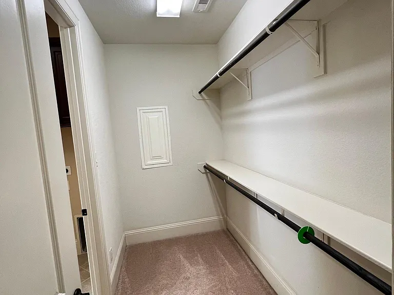 Master Bedroom Walk-in Closet 2 With Access to Laundry Room