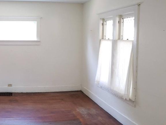 Front door and living room