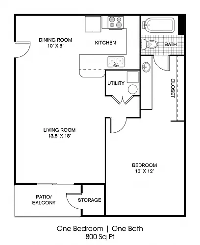 Floor plan A10A