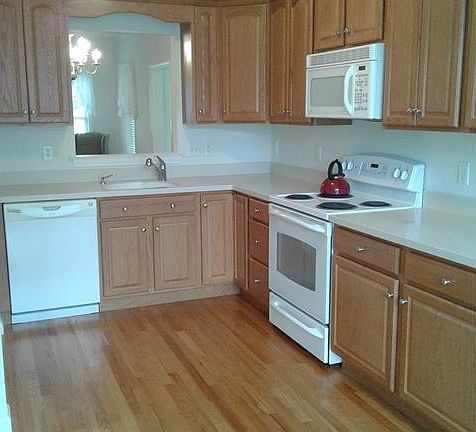 The kitchen has a pass thro...