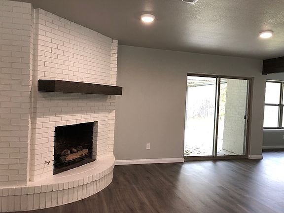 painted fireplace