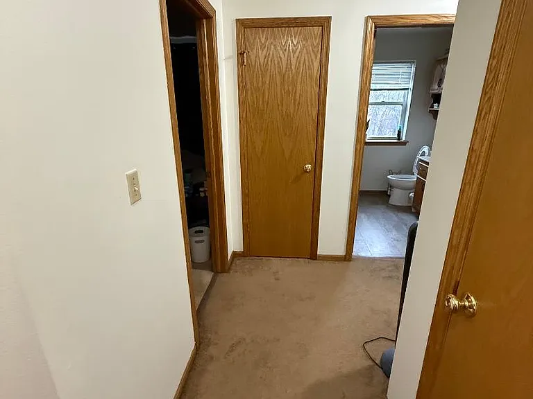 2 storage closets in hallway