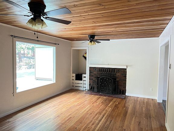 Large picture window.