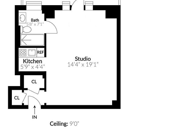 2nd image of 1 University Pl APT 17d