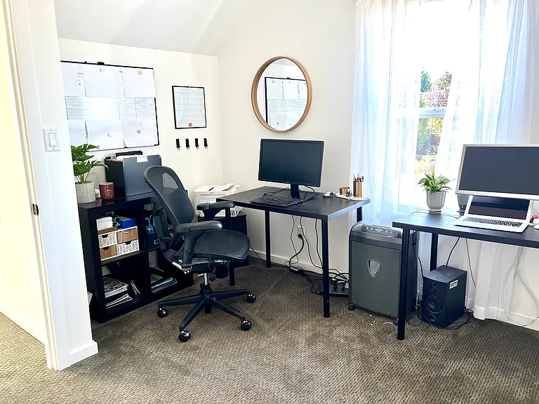 Additional bedroom on upper level currently being used as an office.