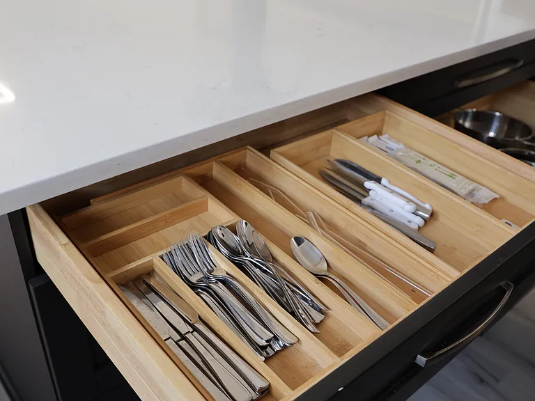 All dishes, silverware, and appliances included
