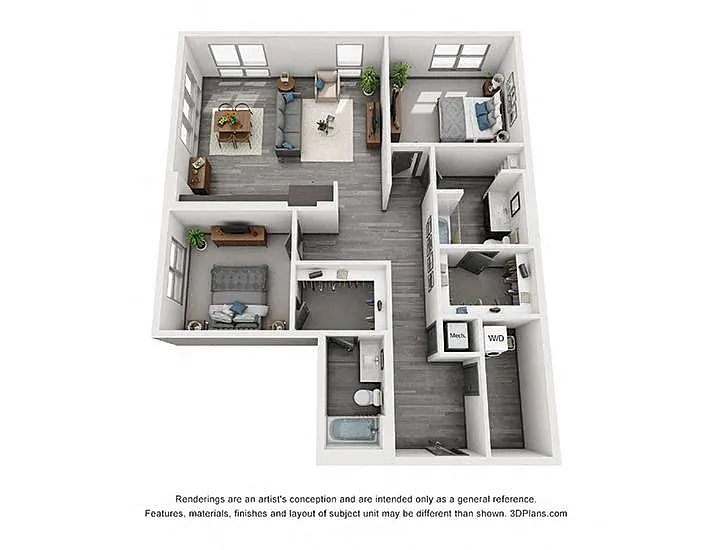 Floor plan California