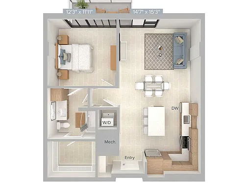 Floor plan A5-624