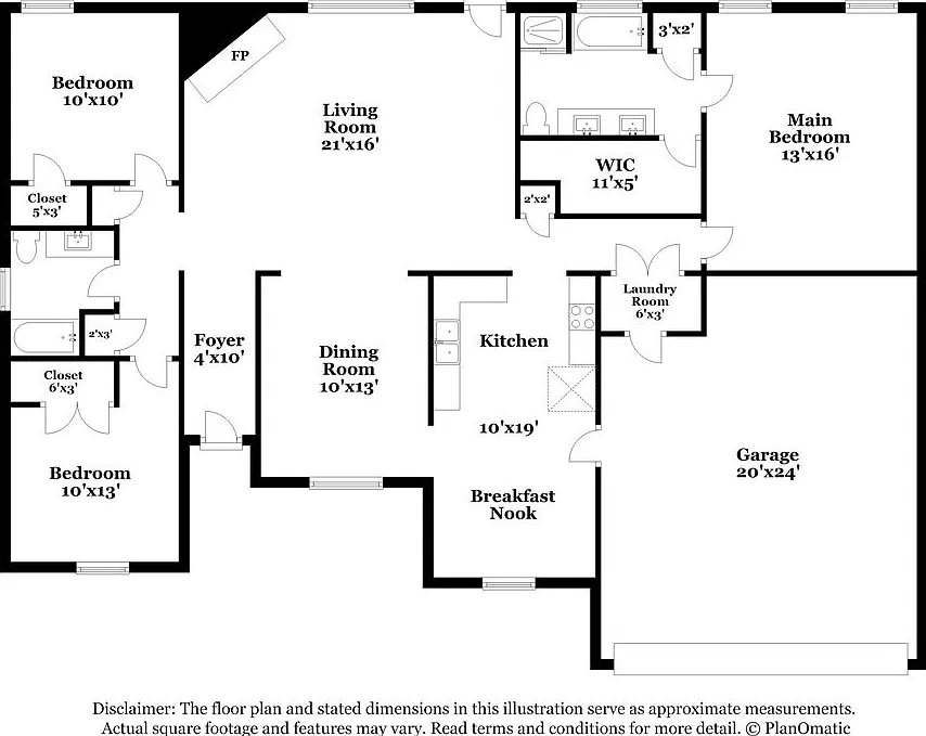 3 bed, 2.0 bath, 1602 sqft, $1,980 — Photo 2