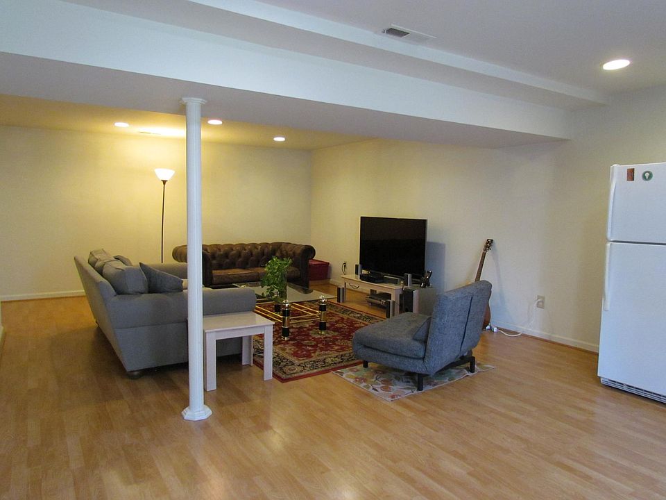 living area and dining area