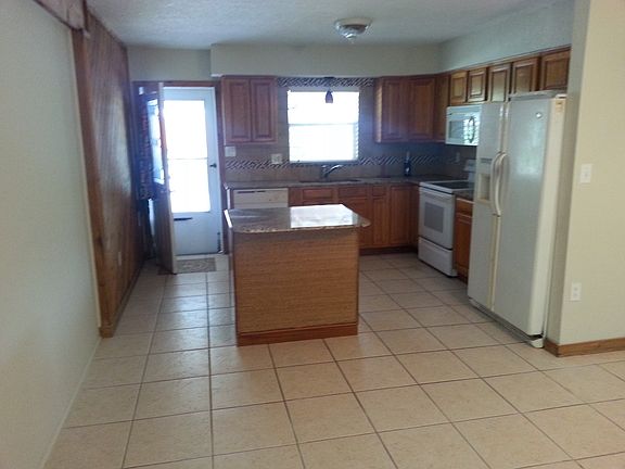 Kitchen with granite counters