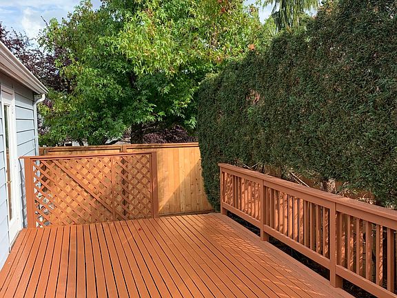 Back yard deck