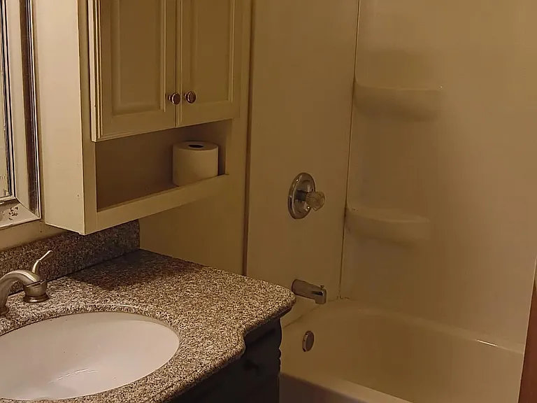 Bathroom, executive hight mable vanity & camode