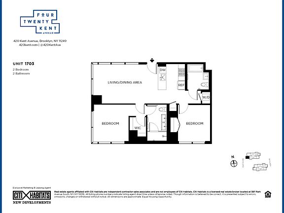 2nd image of 420 Kent Ave APT 1703