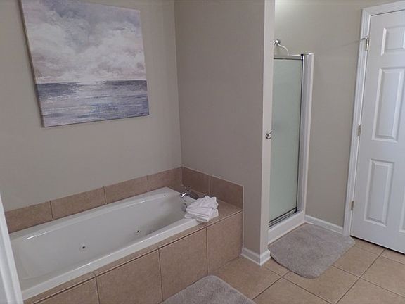 Master bath with jetted tub