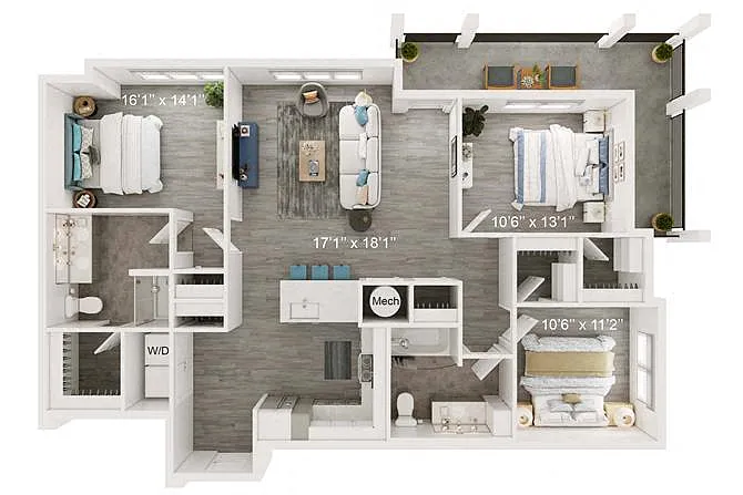 Floor plan Crown