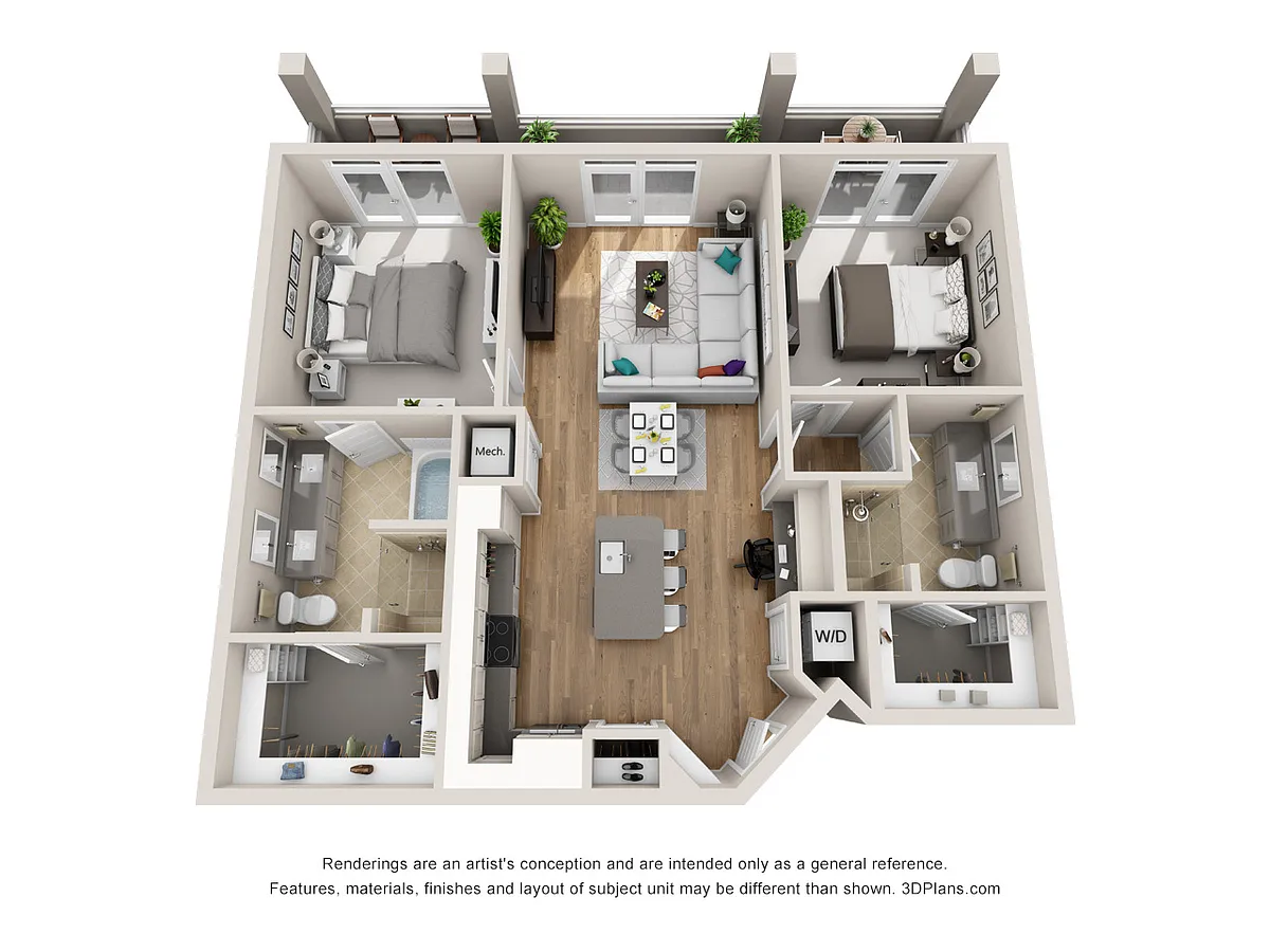 Floor plan 2MWU