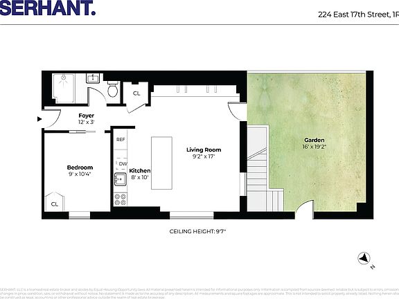 2nd image of 224 E 17th St APT 1R