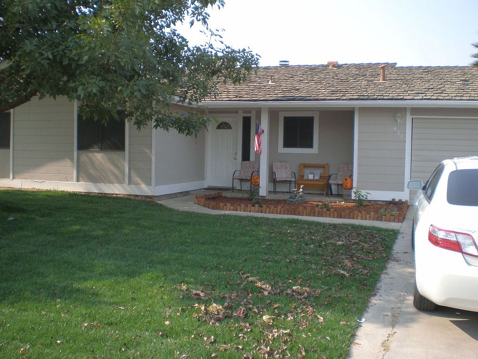 Newly landscaped yard