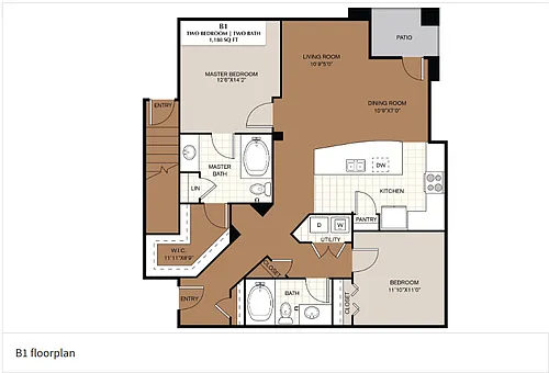 Floor plan B1