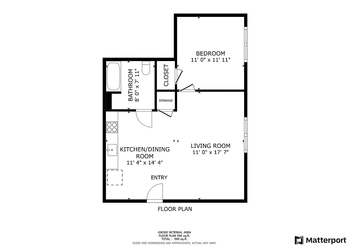 Floor plan Premier 1 Beds