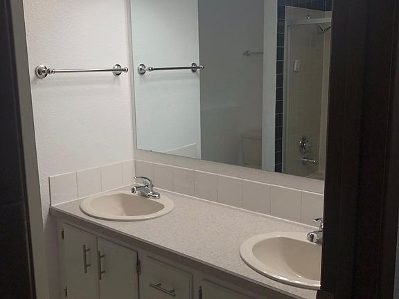 Downstairs full bath. Newly updated vanity, lighting, and Bluetooth lighting/music features.