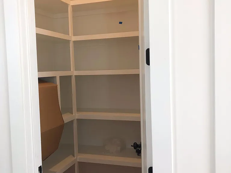 Walk in kitchen pantry
