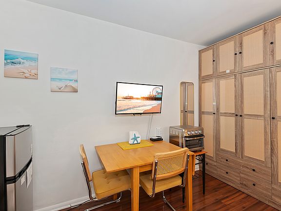 Extendable table, Cuisinart oven, microwave (not shown).