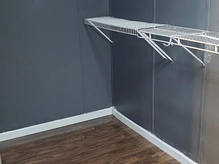 Large walkin closet in Master Bedroom