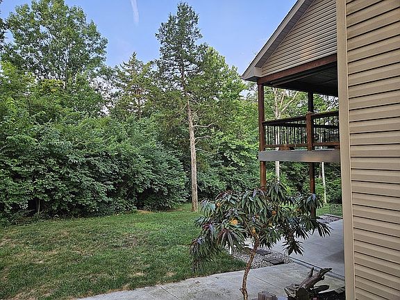 Walkway to covered patio