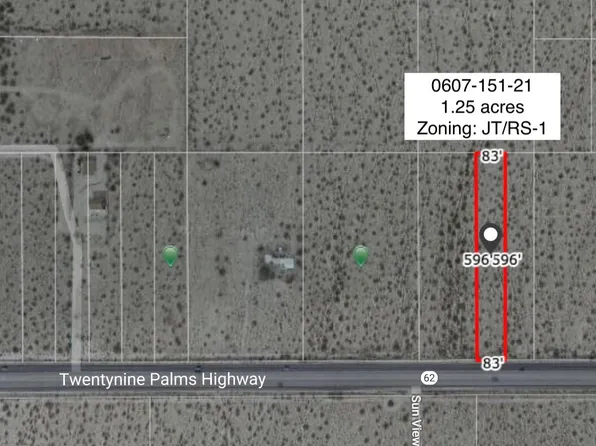 1.25 Acres Hwy #62, Joshua Tree, CA 92252