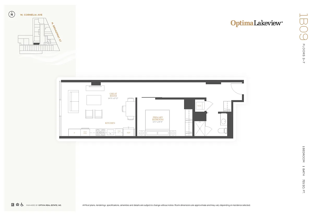 Floor plan 1B09